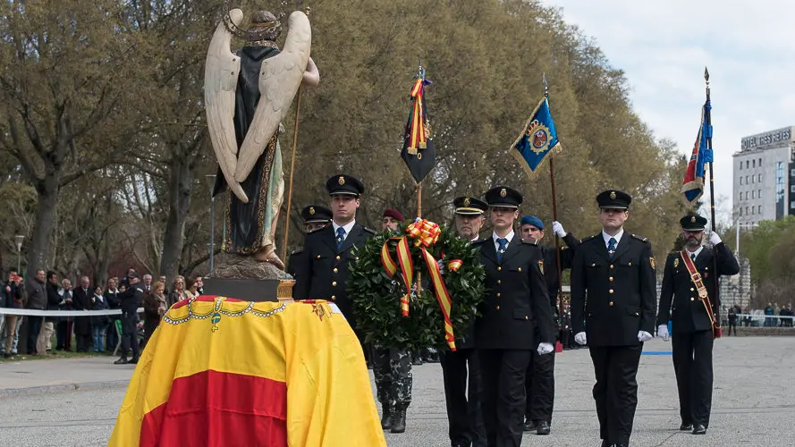 Acto institucional de la Policía Nacional en Pamplona. PABLO LASAOSA 11