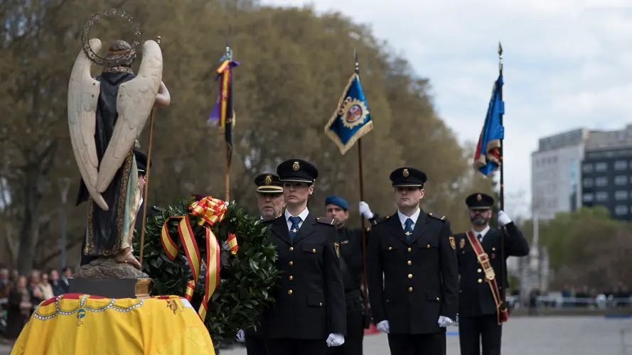 Acto institucional de la Policía Nacional en Pamplona. PABLO LASAOSA 12