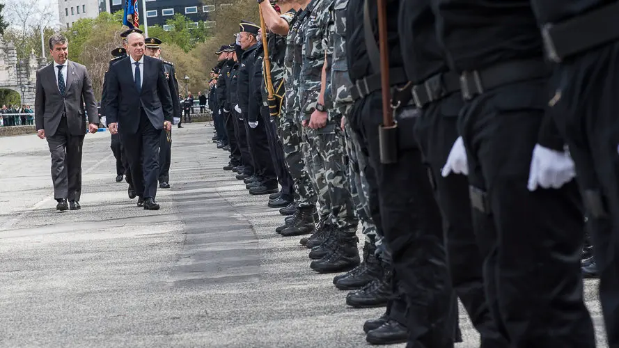 Acto institucional de la Policía Nacional en Pamplona. PABLO LASAOSA 20