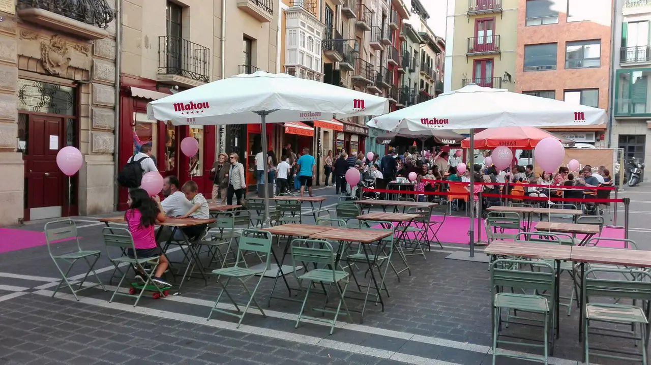 La tercera edición de La calle en rosa 'Fiesta del vino Rosado de Navarra' (3)