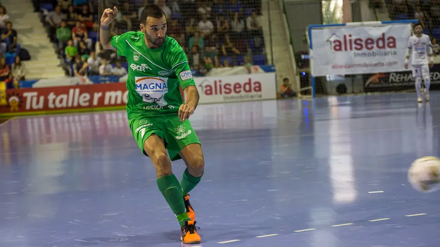 Segundo partido de las semifinales de la Liga de Fútbol Sala entre Magna Gurpea y FC Barcelona Lassa (1-3)(16). IÑIGO ALZUGARAY