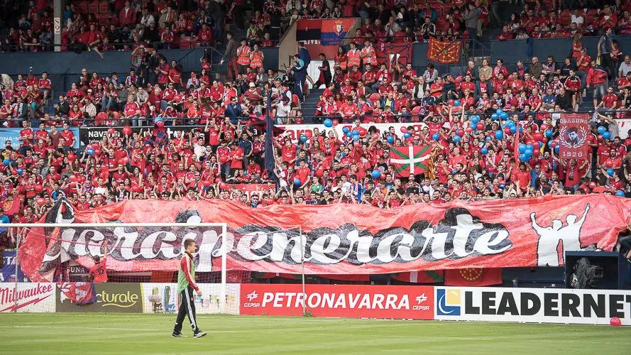 Fotos de la afición de Osasuna - GironaPABLO LASAOSA 19