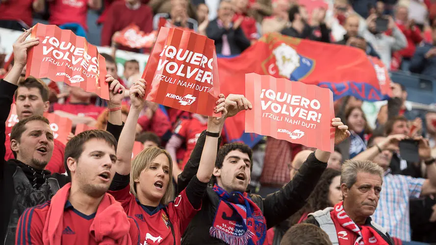 Fotos de la afición de Osasuna - GironaPABLO LASAOSA 27