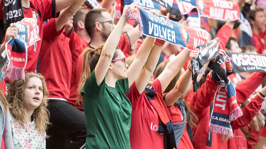 Fotos de la afición de Osasuna - GironaPABLO LASAOSA 32