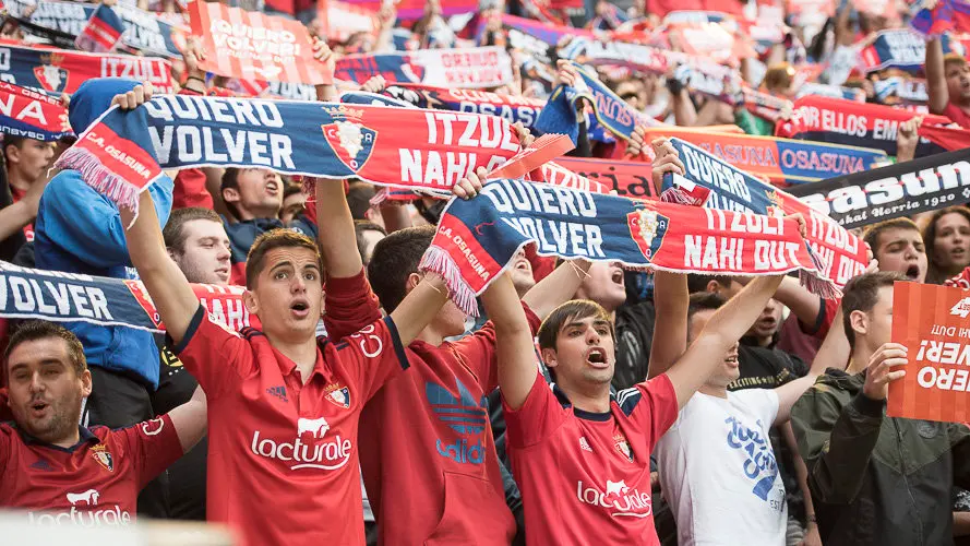Fotos de la afición de Osasuna - GironaPABLO LASAOSA 33
