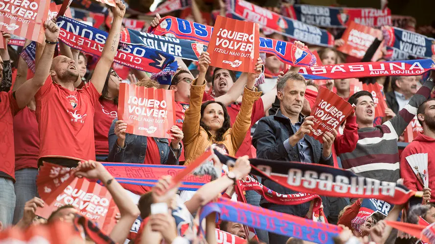 Fotos de la afición de Osasuna - GironaPABLO LASAOSA 35