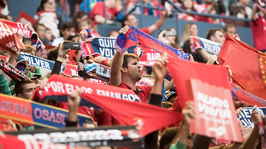 Fotos de la afición de Osasuna - GironaPABLO LASAOSA 36