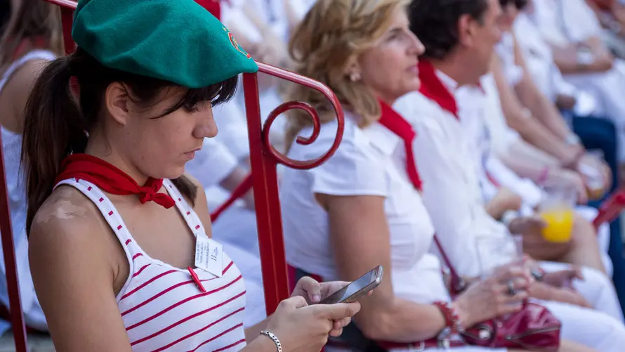 Imágenes de los tendidos de la Plaza de Pamplona en la corrida de los toros de Pedraza de Yeltes. IÑIGO ALZUGARAY (1)