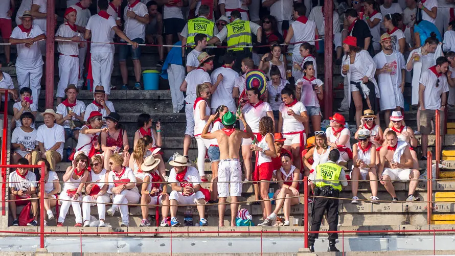 Imágenes de los tendidos de la Plaza de Pamplona en la corrida de los toros de Pedraza de Yeltes. IÑIGO ALZUGARAY (3)