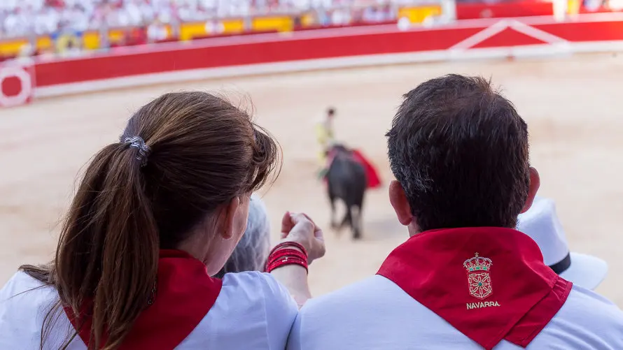 Imágenes de los tendidos de la Plaza de Pamplona en la corrida de los toros de Pedraza de Yeltes. IÑIGO ALZUGARAY (4)