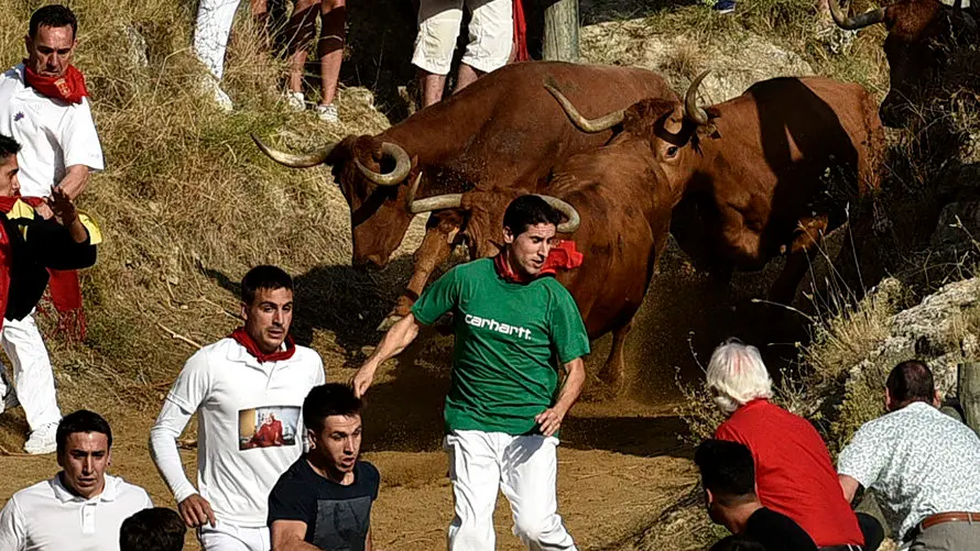 Tercer encierro del Pilón. PABLO LASAOSA 01