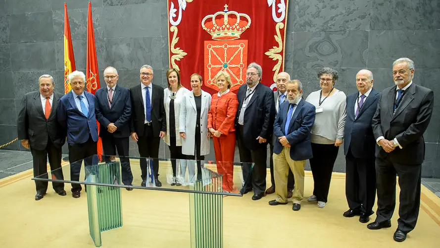 Recepción por parte de Uxue Barkos y Ainhoa Aznárez a Soledad Becerril. PABLO LASAOSA06