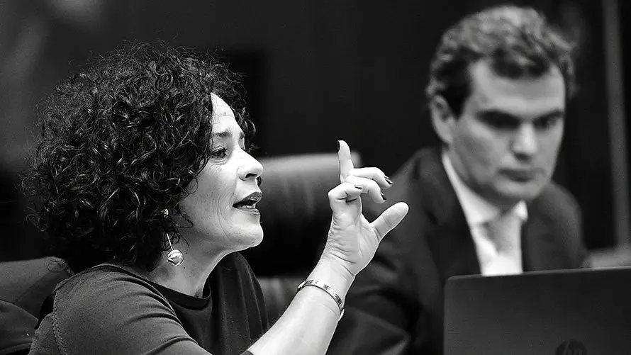 Pleno en el Parlamento de Navarra. PABLO LASAOSA 11