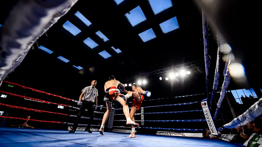 Velada de Kick Boxing en el pabellón Anaitasuna. PABLO LASAOSA (1)