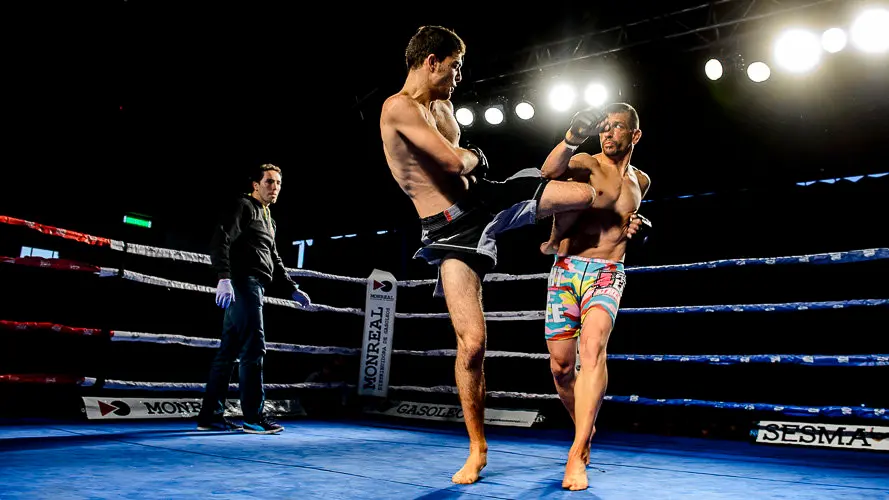 Velada de Kick Boxing en el pabellón Anaitasuna. PABLO LASAOSA (2)