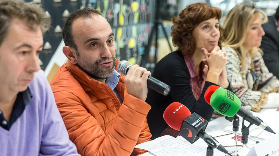 Entrega de los premios de la XV Semana de la Cazuelica y su maridaje con el vino de Navarra en la cooperativa de Hostelería (20). IÑIGO ALZUGARAY
