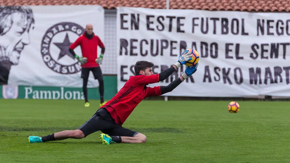 Primer entrenamiento de Osasuna tras la destitución de Enrique Martín Monreal (30). IÑIGO ALZUGARAY