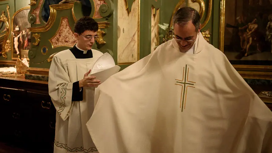 Misa en honor al Patrón de Navarra, San Francisco Javier en la Catedral de Pamplona. PABLO LASAOSA 04
