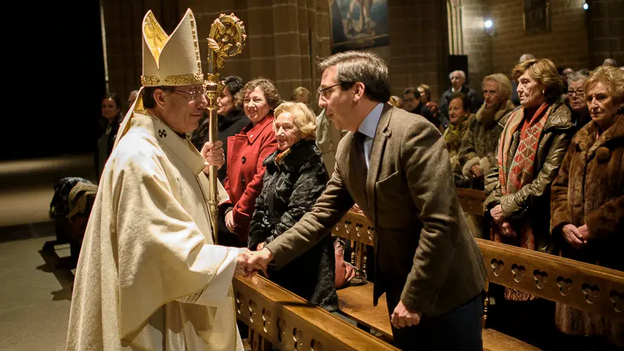 Misa en honor al Patrón de Navarra, San Francisco Javier en la Catedral de Pamplona. PABLO LASAOSA 14