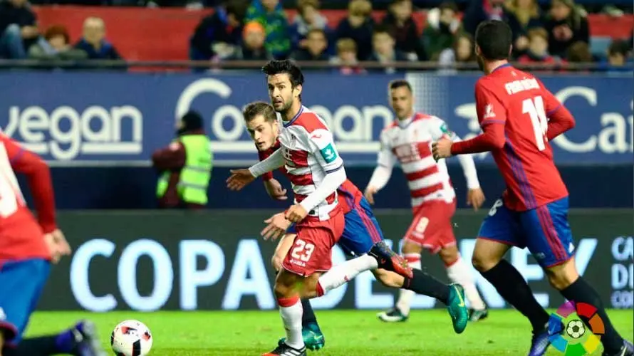 Primera parte del encuentro entre Osasuna y el Granada en Pamplona. LALIGA (12)