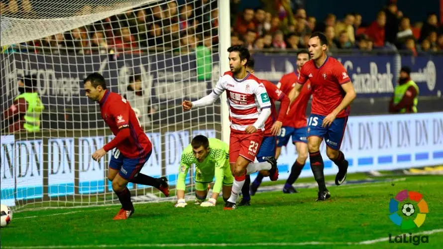 Primera parte del encuentro entre Osasuna y el Granada en Pamplona. LALIGA (13)