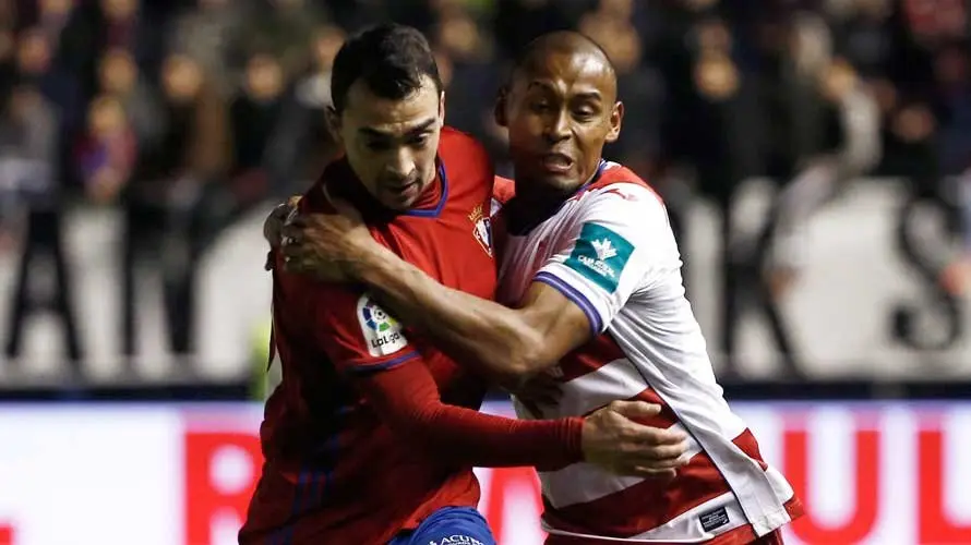 Las imágenes del partido disputado entre Osasuna y el Granada. EFE (3)