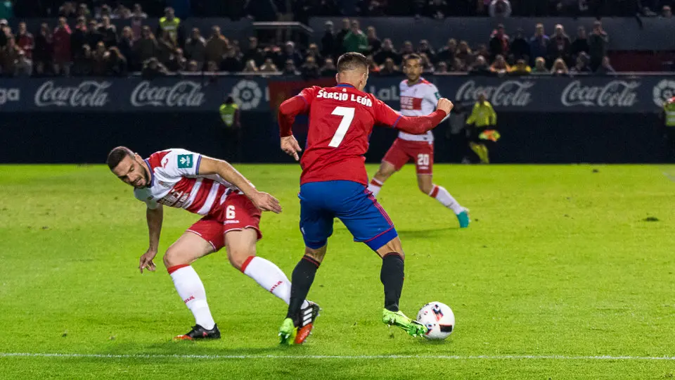 Partido de la Copa del Rey entre Osasuna y Granada (2-0) disputado en El Sadar (3). IÑIGO ALZUGARAY