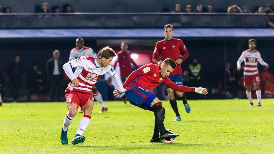 Partido de la Copa del Rey entre Osasuna y Granada (2-0) disputado en El Sadar (14). IÑIGO ALZUGARAY