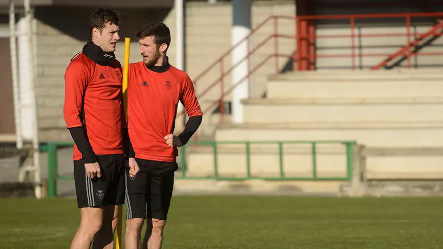 Segundo entrenamiento del nuevo entrenador de Osasuna Valiljevic. MIGUEL OSÉS_7
