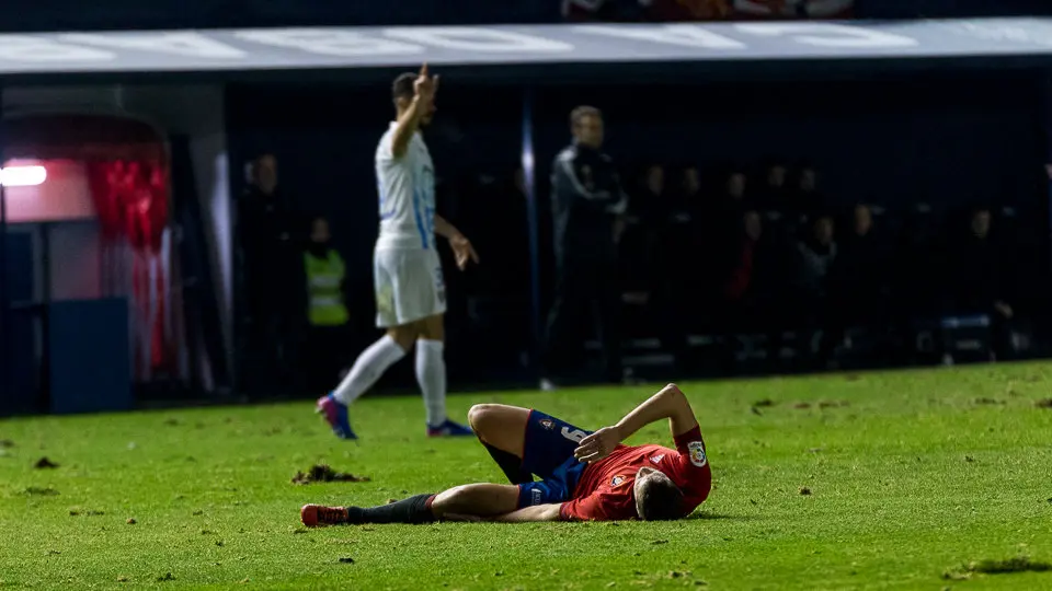 Partido de Liga entre Osasuna y Málaga (1-1) disputado en El Sadar (34). IÑIGO ALZUGARAY