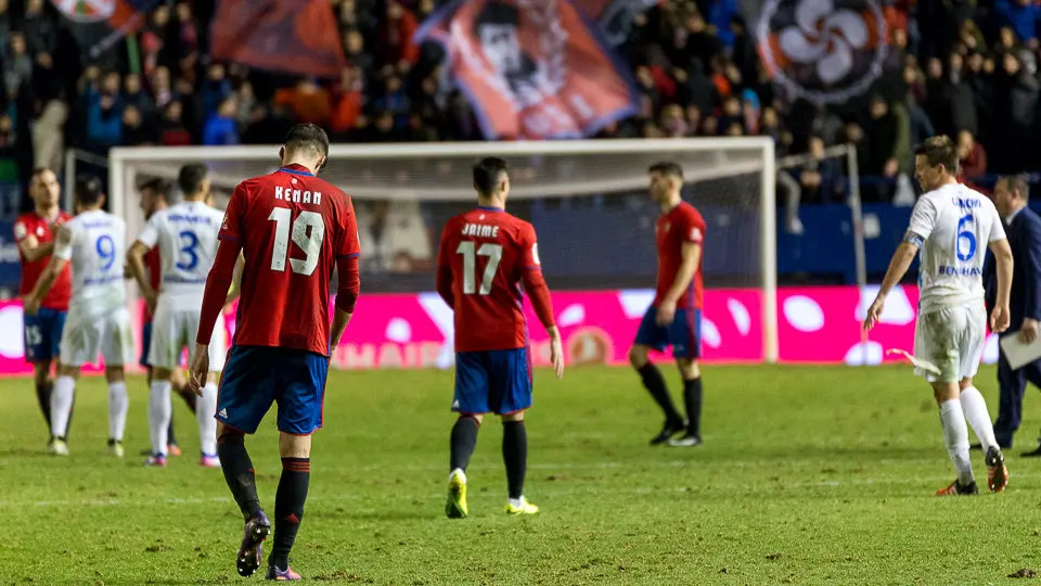 Partido de Liga entre Osasuna y Málaga (1-1) disputado en El Sadar (63). IÑIGO ALZUGARAY