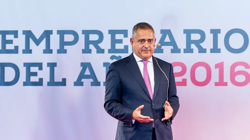 Juan Miguel Sucunza, presidente de Azkoyen, Premio Empresario del Año 2016. IÑIGO ALZUGARAY