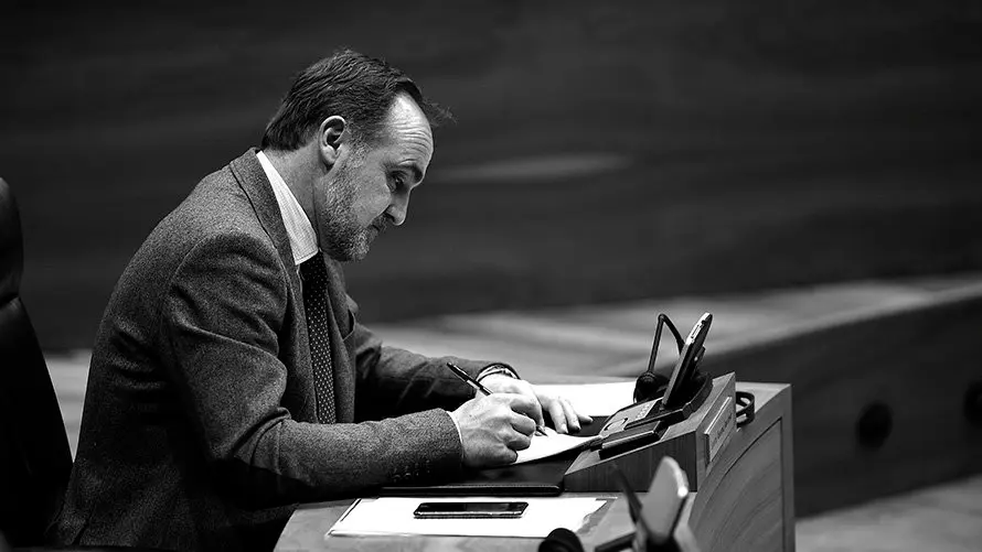 Javier Esparza portavoz de de UPN. PABLO LASAOSA