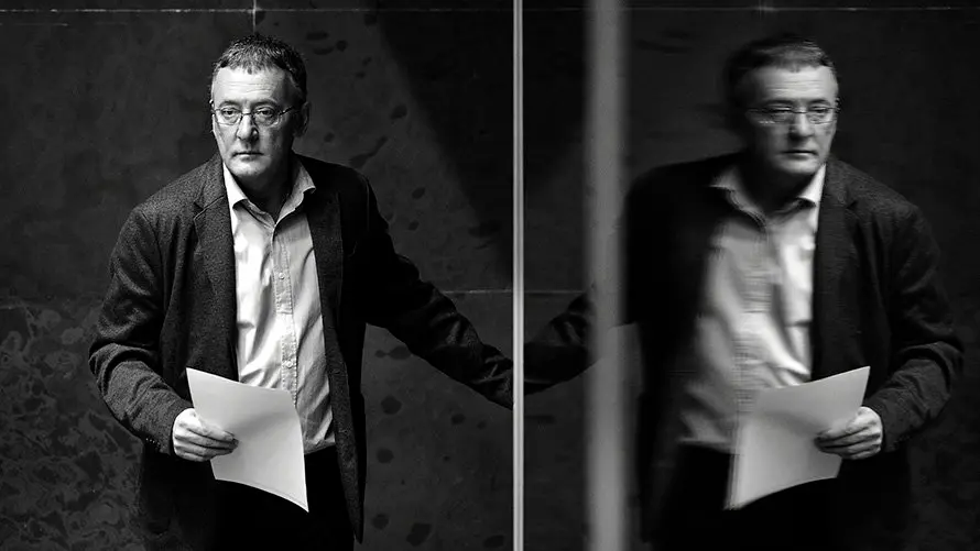Patxi Leuza, de Geroa Bai, accede al Hemicilo navarro. PABLO LASAOSA