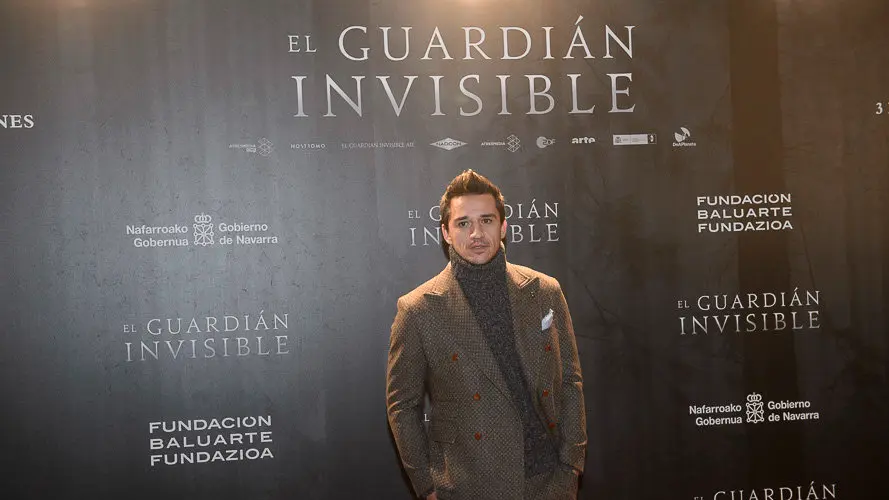 El equipo de El Guardián Invisible presenta en Pamplona la película junto a Marta Etura, Dolores Redondo y el directo. PABBLO LASAOSA (31)