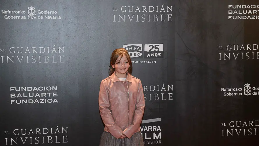 El equipo de El Guardián Invisible presenta en Pamplona la película junto a Marta Etura, Dolores Redondo y el directo. PABBLO LASAOSA (32)