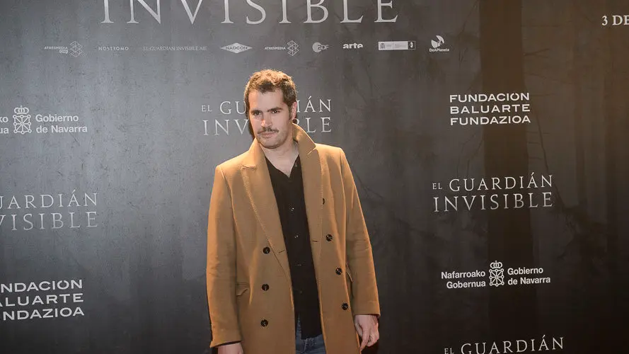El equipo de El Guardián Invisible presenta en Pamplona la película junto a Marta Etura, Dolores Redondo y el directo. PABBLO LASAOSA (37)