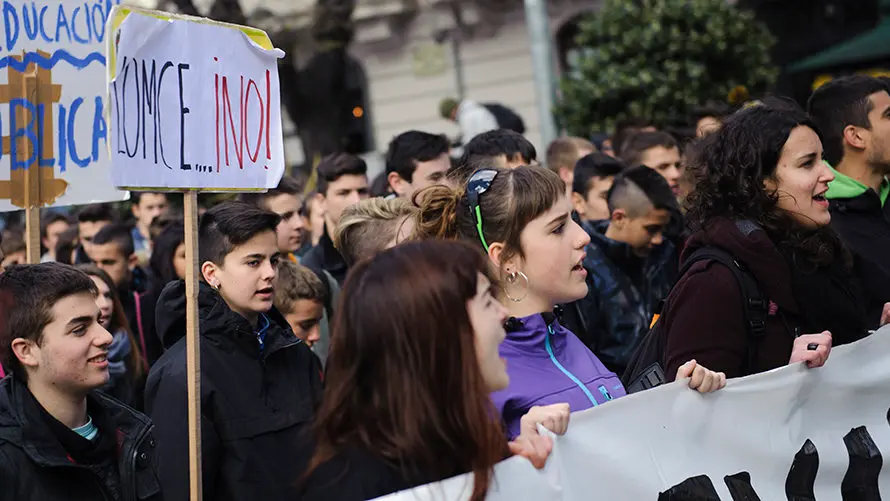 Manifestación huelga estudiantil del 23 de Marzo de 2017. MIGUEL OSÉS_3