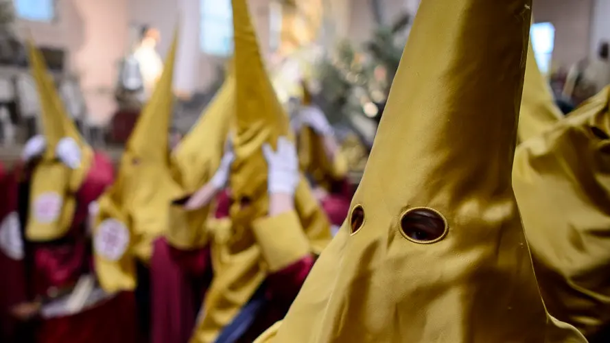 Procesión de Jueves Santo 2017 en Pamplona. PABLO LASAOSA 05