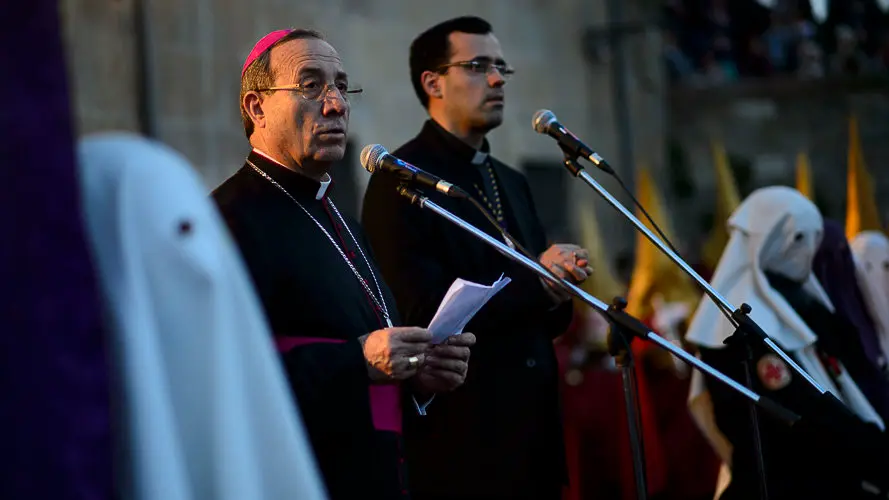 Procesión de Jueves Santo 2017 en Pamplona. PABLO LASAOSA 14