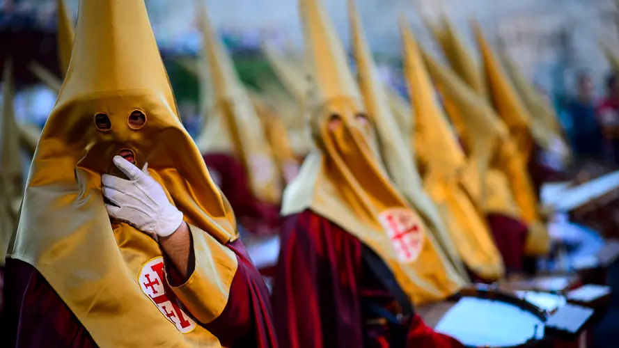 Procesión de Jueves Santo 2017 en Pamplona. PABLO LASAOSA 15