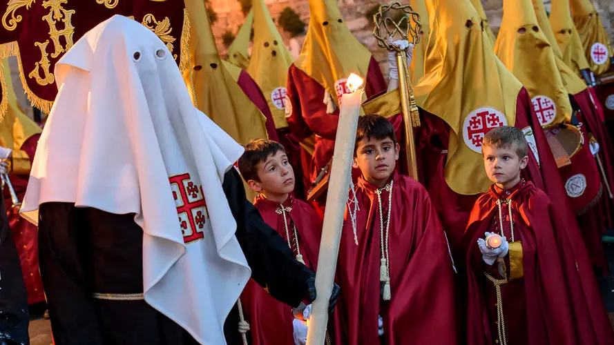 Procesión de Jueves Santo 2017 en Pamplona. PABLO LASAOSA 16
