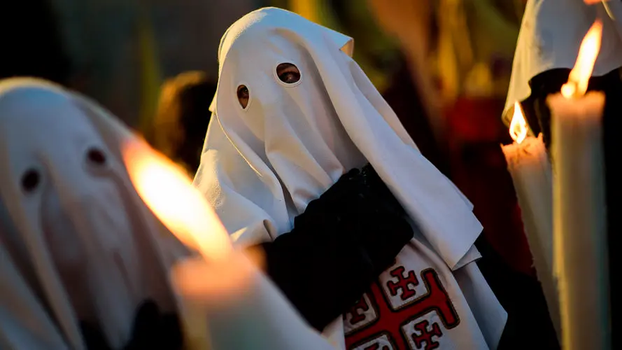 Procesión de Jueves Santo 2017 en Pamplona. PABLO LASAOSA 17