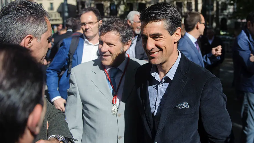 Entrega del primer Premio a las Tradiciones Taurinas Populares al encierro de los Sanfermines. MIGUEL OSÉS (3)