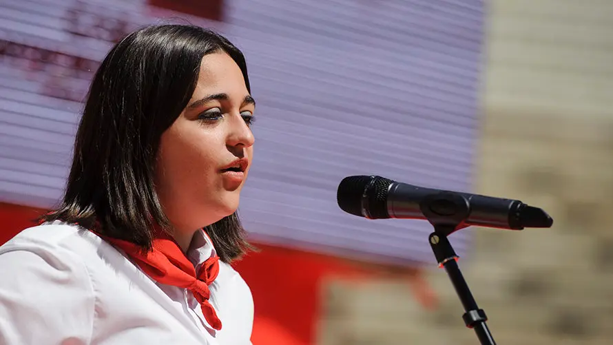 Entrega del primer Premio a las Tradiciones Taurinas Populares al encierro de los Sanfermines. MIGUEL OSÉS (15)