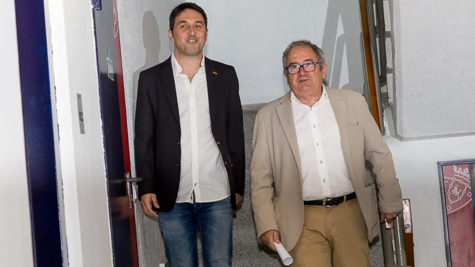 Presentación de Braulio Vázquez como nuevo director deportivo del Club Atlético Osasuna para las dos próximas temporadas (01). IÑIGO ALZUGARAY