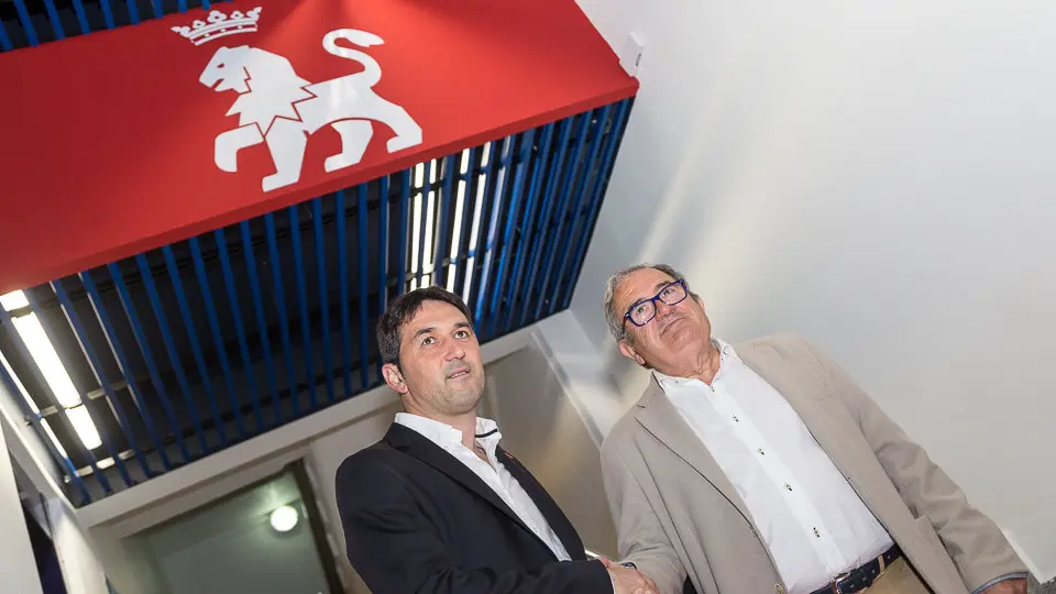 Presentación de Braulio Vázquez como nuevo director deportivo del Club Atlético Osasuna para las dos próximas temporadas (05). IÑIGO ALZUGARAY