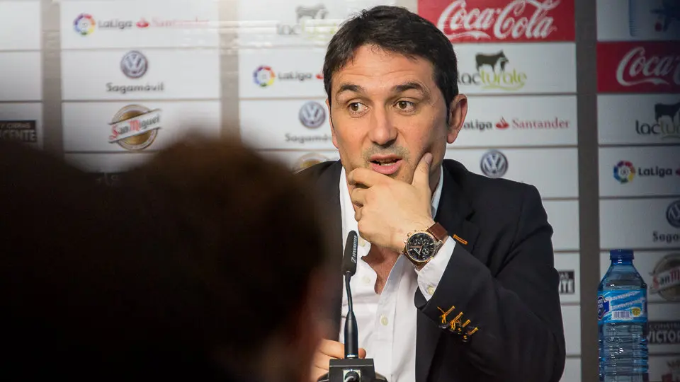 Presentación de Braulio Vázquez como nuevo director deportivo del Club Atlético Osasuna para las dos próximas temporadas (25). IÑIGO ALZUGARAY
