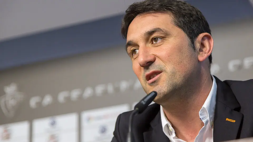 Presentación de Braulio Vázquez como nuevo director deportivo del Club Atlético Osasuna para las dos próximas temporadas (45). IÑIGO ALZUGARAY