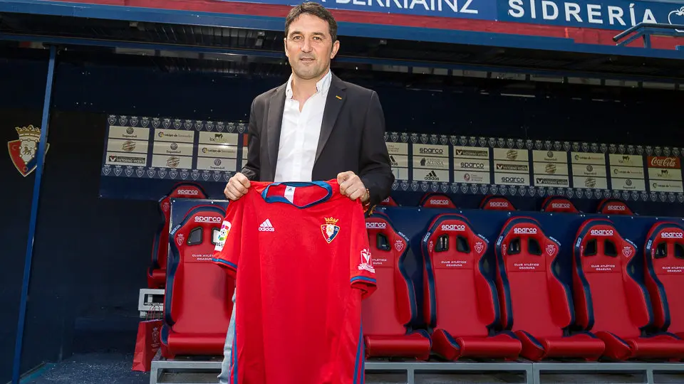 Presentación de Braulio Vázquez como nuevo director deportivo del Club Atlético Osasuna para las dos próximas temporadas (74). IÑIGO ALZUGARAY